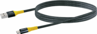 Schwaiger USB 2.0 Adat- és töltőkábel 1.2m - Fekete/Sárga