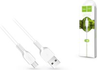 HOCO X20 USB apa - MicroUSB apa Adat- és töltőkábel 2m - Fehér