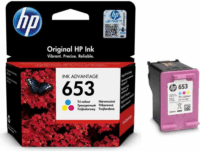 HP 653 (3YM74AE) Eredeti Tintapatron Tri-color