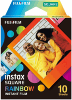Fujifilm Rainbow Színes film Instax Square típusú instant kamerákhoz (10db / csomag)