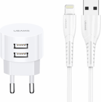 Usams XTXLOGT1804 Lightning Hálózati töltő (5V/2.1A)