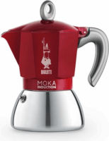 Bialetti Moka 6946 6 adagos indukciós kotyogós kávéfőző - Piros