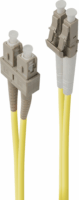 Alogic LCSC-03-OS2 optikai patch kábel LC-SC Duplex 3m - Sárga