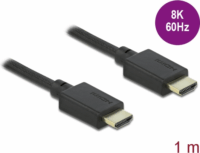 Delock Ultra nagy sebességű HDMI kábel 1m Fekete
