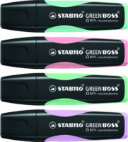 Stabilo Green Boss Pastel 2-5mm Szövegkiemelő - 4 szín