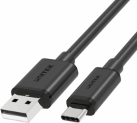 Unitek USB-A apa - USB-C apa Adat- és töltőkábel 1.5m - Fekete