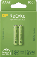 GP B2111 ReCyko 950mAh AAA újratölthető Ceruzaelem (2db/csomag)