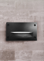 Fumagalli LETI 200 HS LED GX53 kültéri beépíthető fali lámpa - Szürke