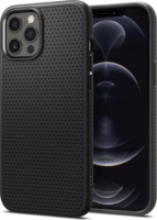 Spigen Liquid Air Apple iPhone 12 Pro Max Szilikon Tok - Fekete