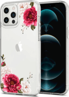 Spigen Ciel Cyril Apple iPhone 12 Pro Max Cecile Védőtok - Mintás: Red Floral