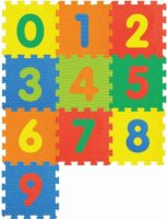 Hausmann: Számos habszivacs puzzle szőnyeg - 10 darabos
