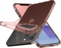 Spigen Crystal Flex Apple iPhone 12 Pro Max Szilikon Tok - Átlátszó-rózsaszín