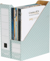 Fellowes Style karton iratpapucs - Zöld/Fehér(10 db / csomag)