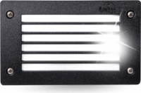 Fumagalli LETI 200 GL LED GX53 kültéri beépíthető falilámpa - fekete