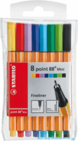 Stabilo Point 88 0.4mm Tűfilc készlet - Vegyes színek