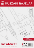 ICO Student A4 20 lapos műszaki rajzlap