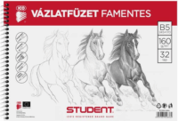 ICO Student B5 famentes vázlatfüzet