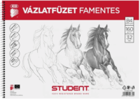 ICO Student B4 famentes vázlatfüzet