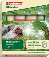 Edding 24 Ecoline 2-5mm Szövegkiemelő (4db) - Vegyes színű