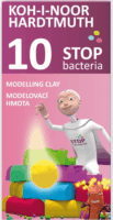Koh-I-Noor antibakteriális gyurma 200g - 10 színű