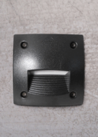 Fumagalli LETI 100 SQUARE ST LED GX53 kültéri beépíthető falilámpa - fekete