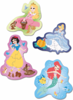 Clementoni Első kirakóm Disney hercegnők - 4 az 1-ben forma puzzle 3, 6, 9, 12 darabos