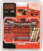 Black and Decker A7229-XJ 32 db-os csavarozófej készlet