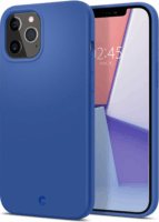 Spigen Silicone Apple iPhone 12 Pro Max Szilikon Tok - Kék
