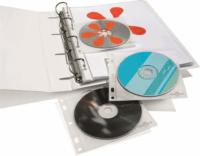 Durable 523919 lefűzhető CD/DVD tartó (10 db CD-hez)
