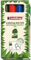 Edding 22 Ecoline 1-5mm permanent marker (4db) - Vegyes színű