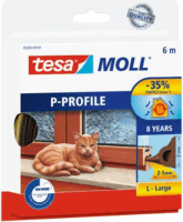 Tesa tesamoll® P profil Ajtó- és ablaktömítő szalag 9 mm x 6 m - Barna (6 méter)