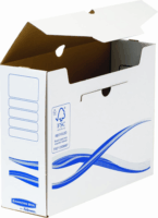 Fellowes Bankers Box Basic 100mm Archiváló doboz - Kék/Fehér (10 db / csomag)