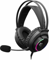 White Shark WOLF Gaming Headset Fekete