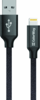 ColorWay USB apa - Lightning apa Adat- és töltőkábel 1m - Fekete