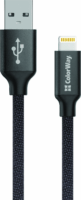 ColorWay USB apa - Lightning apa iPhone töltőkábel 1m - Fekete