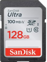 Sandisk 128GB Ultra SDXC UHS-I CL10 memóriakártya