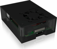 RaidSonic Icy Box IB-RP109 Raspberry Pi® 4 HDD ház hűtővel - Fekete