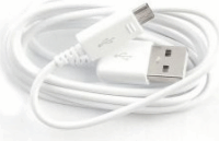 BlackBird USB apa - MicroUSB apa gyári Adat- és töltőkábel 1m - Fehér