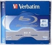 VERBATIM BRV-6 BD-R Blu-Ray lemez Normál tokos