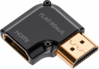 AudioQuest HDMI Type A anya - HDMI Type A anya aranyozott csatlakozós 90 fokos adapter