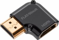 AudioQuest HDMI Type A anya - HDMI Type A anya aranyozott csatlakozós 90 fokos adapter