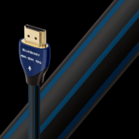 AudioQuest Blueberry HDMI 2.1 - HDMI 2.1 kábel 2.0m Fekete/Kék