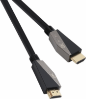 VCOM HDMI 2.1 - HDMI 2.1 kábel 2m Fekete/Ezüst