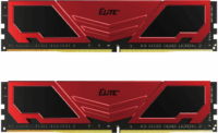 TeamGroup 16GB /3200 Elite Plus DDR4 RAM KIT (2x8GB) - Fekete/Piros