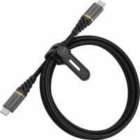 OtterBox Premium USB-C apa - USB-C apa Gyors töltő kábel 3m - Fekete