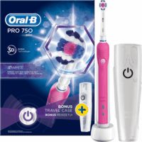 Oral-B Pro 750 3D White Elektromos fogkefe + úti tok