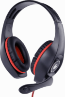 Gembird GHS-05 Gaming Headset - Fekete/Piros