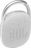 JBL Clip 4 Bluetooth vízálló hordozható hangszóró - Fehér