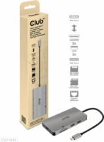 Club3D CSV-1593 8in1 Dokkoló USB-C eszközökhöz