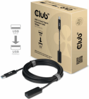 Club3D USB 3.2 A hosszabbító kábel 5m - Fekete